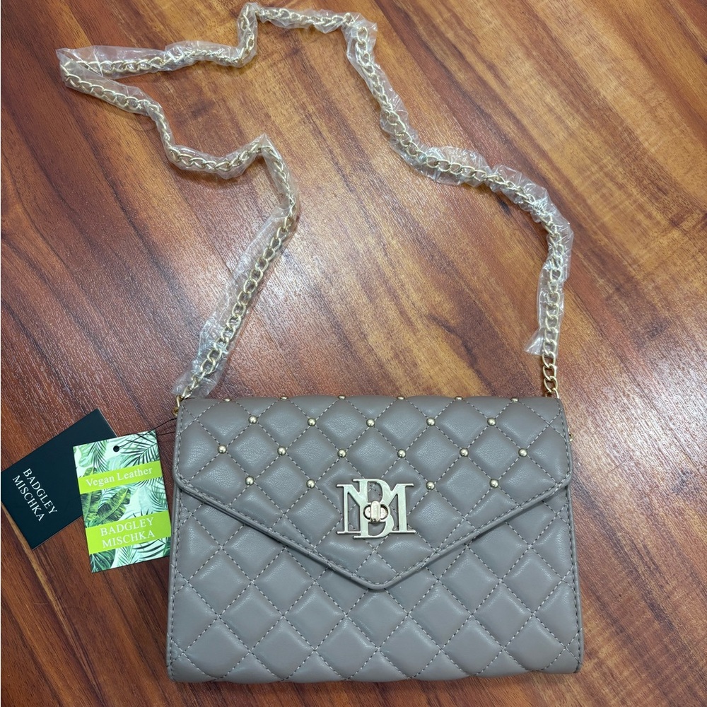 Badgley Mischka Crossbody Bag (taupe)